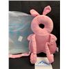 Image 3 : 1 Head Safety Baby Anti-Falling Head Pillow for Infants - Pink Bunny - New