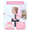 Image 4 : 1 Head Safety Baby Anti-Falling Head Pillow for Infants - Pink Bunny - New