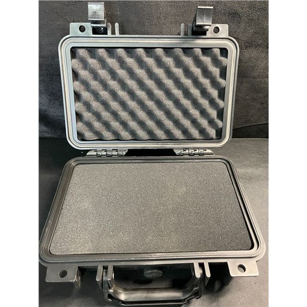 1 Hard-Shell Waterproof Storage Case for Electronics with Foam Insert - For Drones/Cameras; New