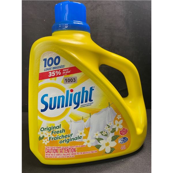 1 Large Jug of Sunlight Original Fresh Liquid Laundry Detergent - 4.0L (100 Loads) - Brand New