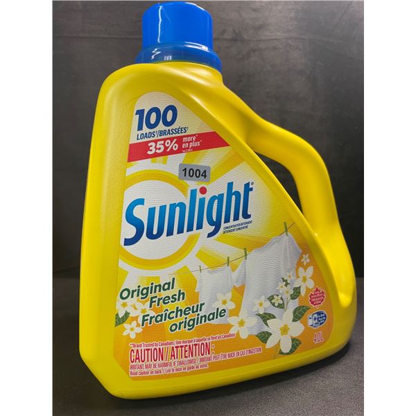 1 Large Jug of Sunlight Original Fresh Liquid Laundry Detergent - 4.0L (100 Loads) - Brand New