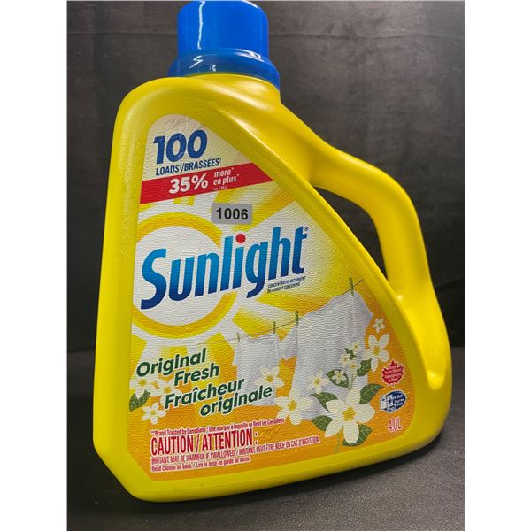 1 Large Jug of Sunlight Original Fresh Liquid Laundry Detergent - 4.0L (100 Loads) - Brand New