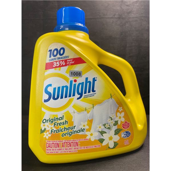 1 Large Jug of Sunlight Original Fresh Liquid Laundry Detergent - 4.0L (100 Loads) - Brand New