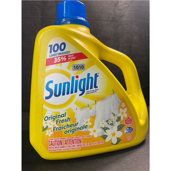 1 Large Jug of Sunlight Original Fresh Liquid Laundry Detergent - 4.0L (100 Loads) - Brand New