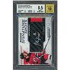 Image 2 : 2019-20 Upper Deck Engrained Jack Hughes Rookie Signature Shots - BGS 8.5/10(auto)
