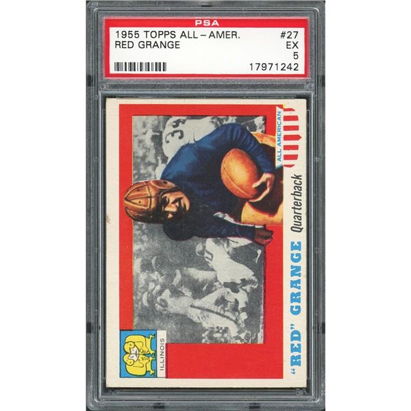 1955 Topps All-American #27 Red Grange (PSA 5)