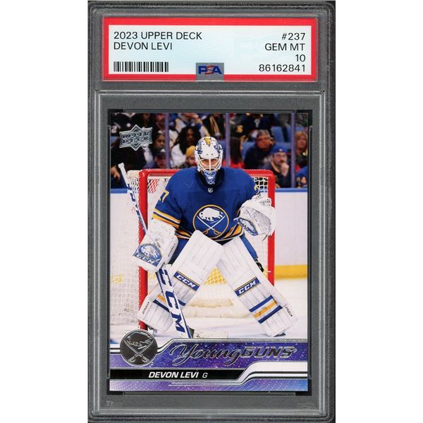 2023 Upper Deck Young Guns Devon Levi - PSA 10