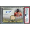Image 1 : 2023 Topps Tier One Yordan Alvarez Autographed Relics #45/99 - PSA 10