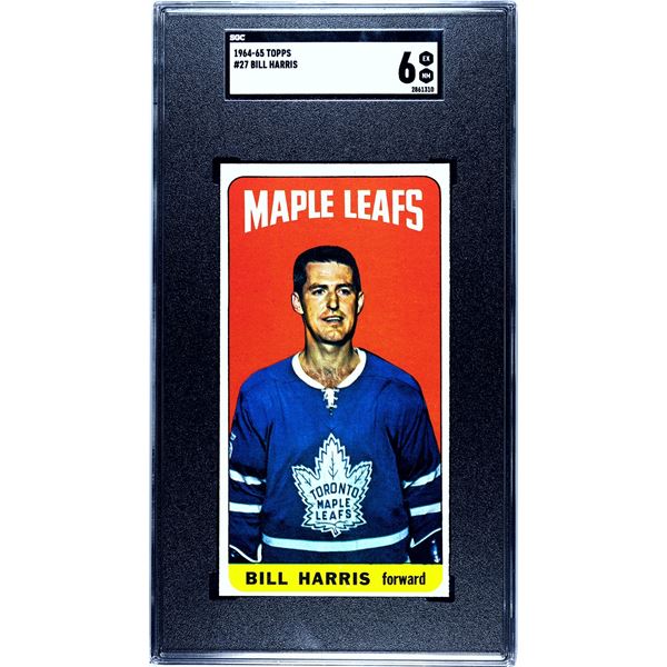 1964-65 Topps #27 Billy Harris SP (SGC 6)