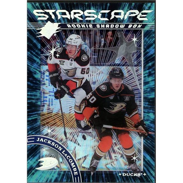 2023-24 Upper Deck SPX Jackson LaCombe Starscape rookie shadowbox #94/99