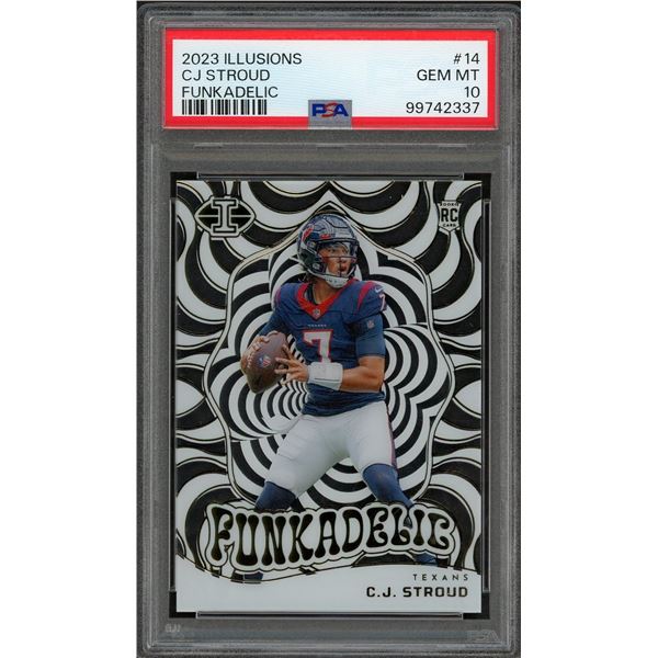2023-24 Panini Illusions CJ Stroud "Funkadelic" - PSA 10
