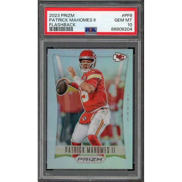 2023-24 Panini Prizm Patrick Mahomes Flashback - PSA 10