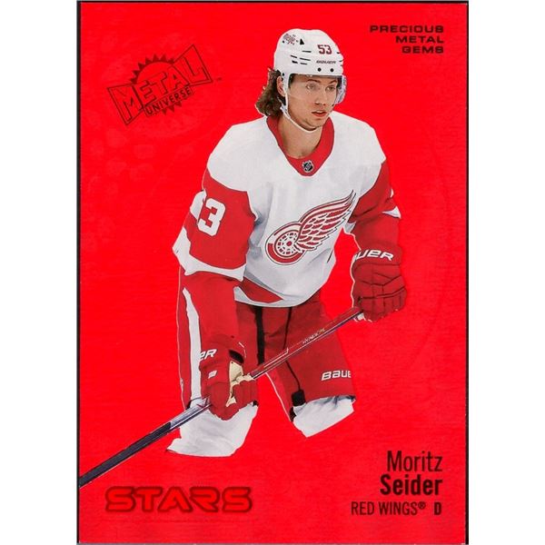 2022-23 Skybox Metal Universe Moritz Seider Precious Metal Gems(PMG) Red #55/100