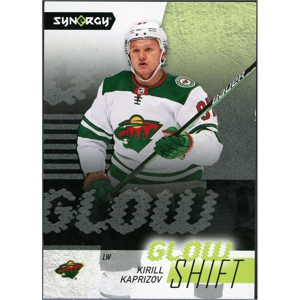 2022-23 Upper Deck Synergy Kirill Kaprizov Glow Shift SP CASE HIT