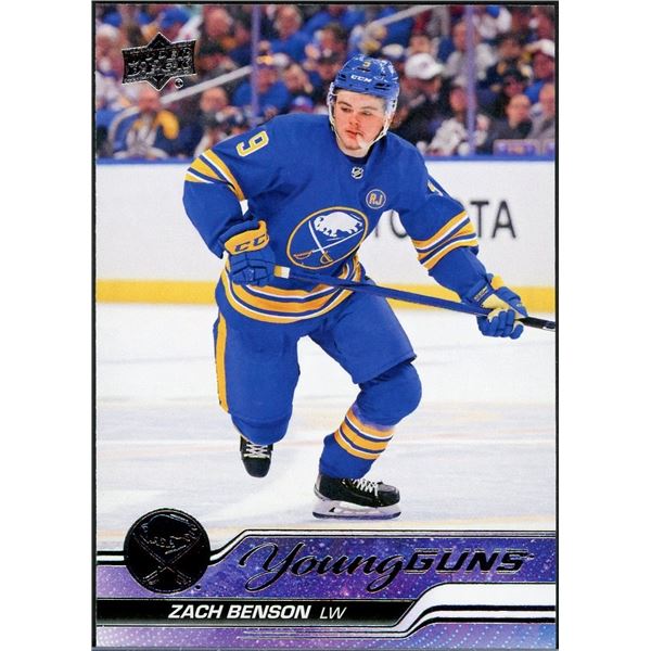 2023-24 Upper Deck Zach Benson Young Guns