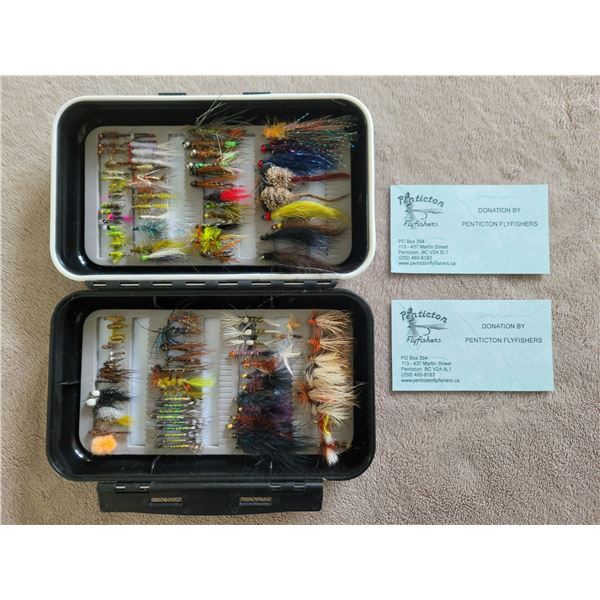 Box of Flies from Penticton Flyfishers