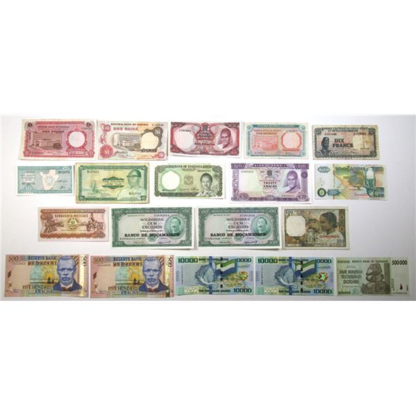 Africa. African Issued Banknote Collection, 1958 to 2015