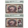Image 1 : Czechoslovakia. Republika Ceskoslovenska, 1920, Specimen Banknote Pair.