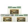 Image 2 : France. Banque de France, 1958 to 1965, Issued Banknote Trio.