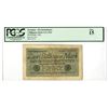Image 1 : Germany. Reichsbanknote - Eleventh Issue, 1923, Issued Banknote, Only 4 examples graded in the PMG c