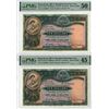 Image 1 : HK. Hongkong & Shanghai Banking Corporation 1955 Issue Sequential Banknote Pair