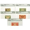 Image 1 : Hong Kong. Government of Hong Kong, ND (1941) to ND (1945), Issued Banknote Assortment.