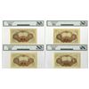 Image 2 : Korea. Bank of Chosen, ND (1945), Issued Banknote Quartet