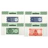 Image 2 : Malaysia. Bank Negara Malaysia, ND (1976-1981), Issued Banknote Quartet.