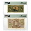 Image 2 : Spain. Banco de Espana, 1938 (ND 1939) and 1940 (ND 1943), Issued Banknote Pair.