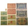 Image 2 : Ukraine. State Treasury and  Credit Notes Issued Banknote Collection, 1918.