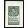 Image 1 : U.S. 3rd Liberty Loan, Partial Payment Proof Stamp of $1 for Purchase of $50 Loan.