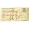 Image 2 : U.S., Treasury of the United States, 1855 Issued First of Transfer Signed by Samuel Casey