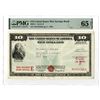 Image 1 : TX. United States Savings Bond, 1945, $10, "War Savings Bond Series E" Issued Bond