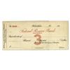 Image 1 : PA. Federal Reserve Bank of Philadelphia, 191x ca.1910-1919), Specimen Check by ABNC.