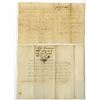 Image 2 : CT. Revolutionary War Discharge Document and Final Payment Lot of 2 Pieces, March 23, 1783