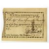 Image 1 : CT. State of Connecticut, Pay-Table Office, 1787, Tax Warrant Signed by Eleazer Wales and Oliver Wol