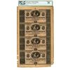 Image 1 : LA. Citizens' Bank of Louisiana, ND (1840 to 1860s), Uncut Sheet of Banknotes.