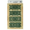 Image 2 : SC. South Carolina Rail Road Co., 1873, Uncut Sheet of Remainder Banknotes.