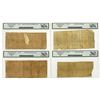 Image 2 : VA. Confederate States of America, 1862-64 Issued $2 Banknote Quartet