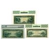 Image 2 : CA. MO. VA. Federal Reserve Notes, Series of 1914, Issued Banknote Trio.