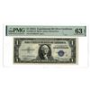 Image 1 : Washington D.C. Experimental 'R' Silver Certificate, $1, Series of 1935A, Issued Banknote.