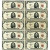 Image 1 : U.S. Note - Legal Tender, $5 Series of 1963, FR. 1536* Issued Group of 10 Star Notes