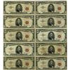Image 1 : U.S. Note - Legal Tender, $5 Series of 1963, FR. 1536* Issued Group of 10 Star Notes