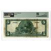 Image 2 : KS. First National Bank of Glasco, Kansas. $5, 1902 DB, Fr#590, Ch#7683 Issued Banknote Rarity.
