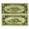 Image 2 : NY. National Bank of Cohoes, New York. $10 Series of 1929 TI and TII, Ch#1347, Issued Banknote Pair