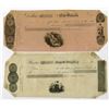 Image 1 : New Orleans, Louisiana. Specimen Proof Promissory Note Pair, ca.1828-1831 with Extremely Rare Rawdon