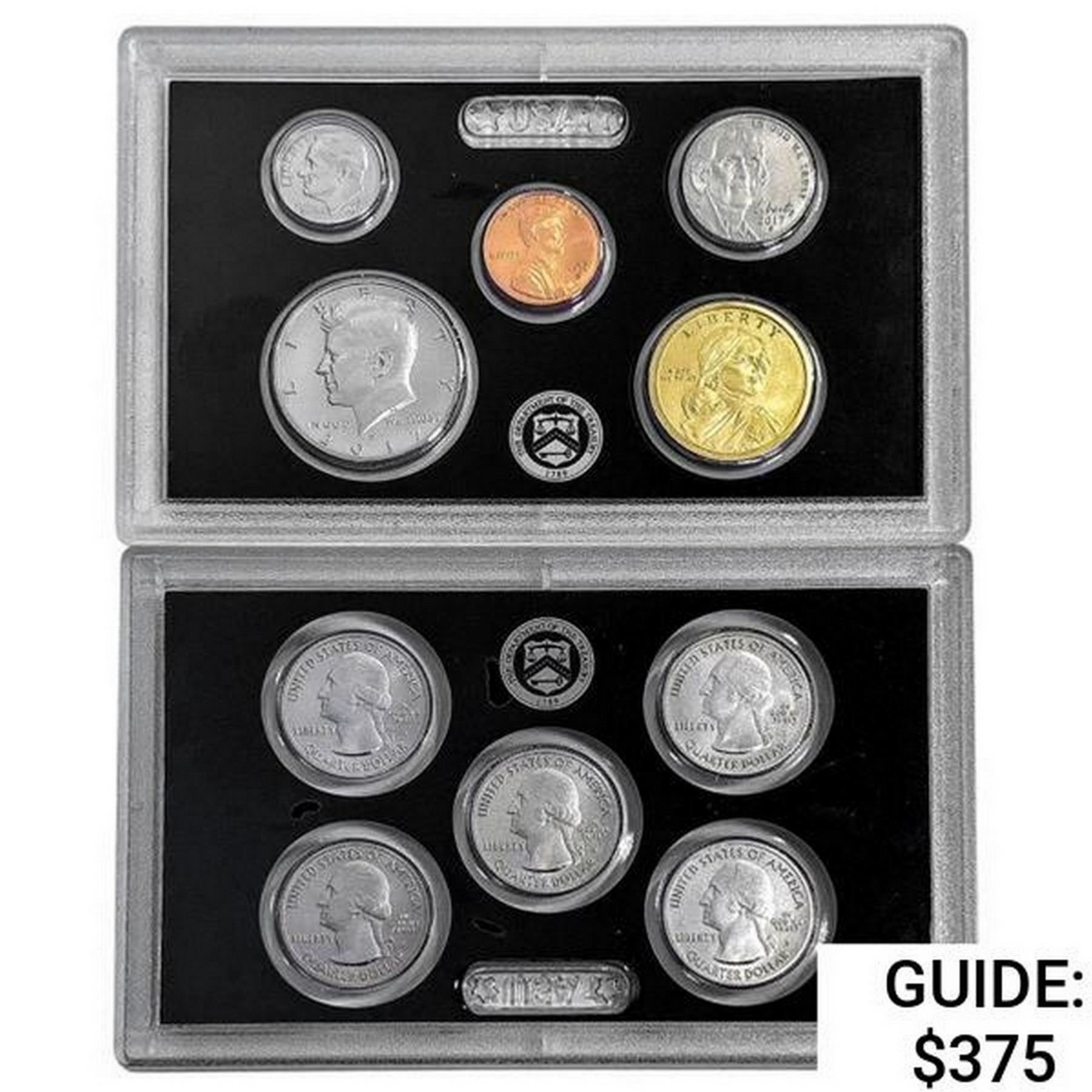 2017 US Mint 225th Anniv. Enhanced Uncirculated Set [10 Coins]
