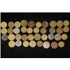 Image 2 : 38 ASSORTED METAL AMUSEMENT GAMING TOKENS: