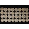 Image 2 : 32 ASSORTED BUFFALO NICKELS 1930-1937 ALL FULL