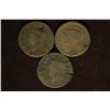 Image 1 : 1818, 1827 & 1851 US LARGE CENTS ALL ALTERED OR